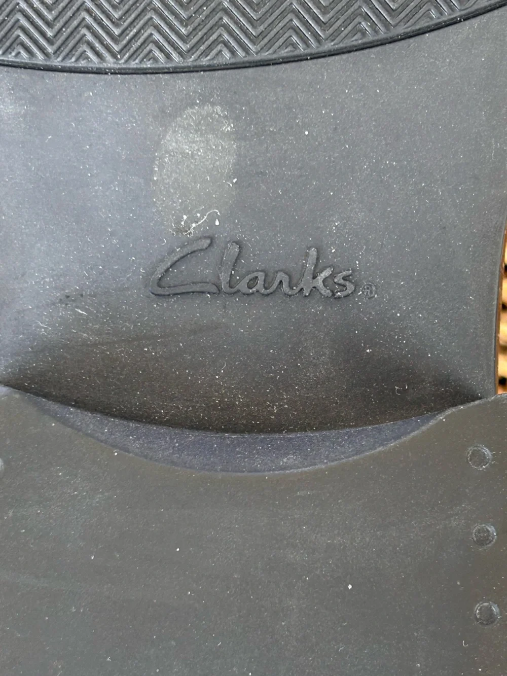 Clarks‎ Men’s Whiddon Step Loafer Leather Slip On Double Gore Black Size 8W
